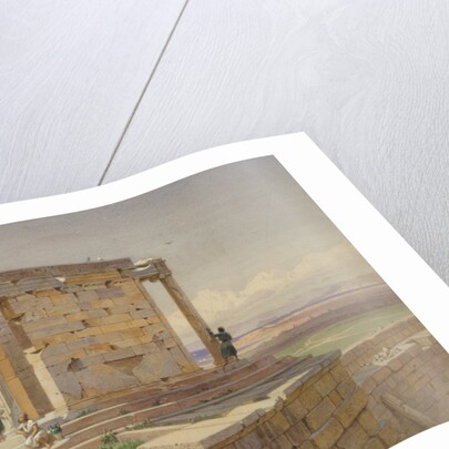 The Temple of Athena Nike. View from the North-East, 1877 by Carl Friedrich Heinrich Werner