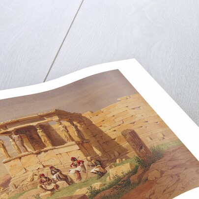 The Erechtheion. The Porch of the Caryatids, 1877 by Carl Friedrich Heinrich Werner