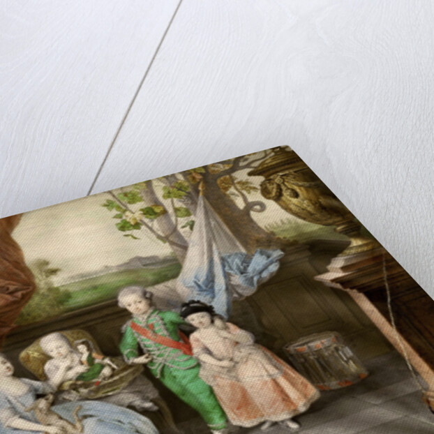 The children of Ferdinand of Parma (Louis, Carolina, Maria Antonia and Carlotta), 1778 by Johann Zoffani
