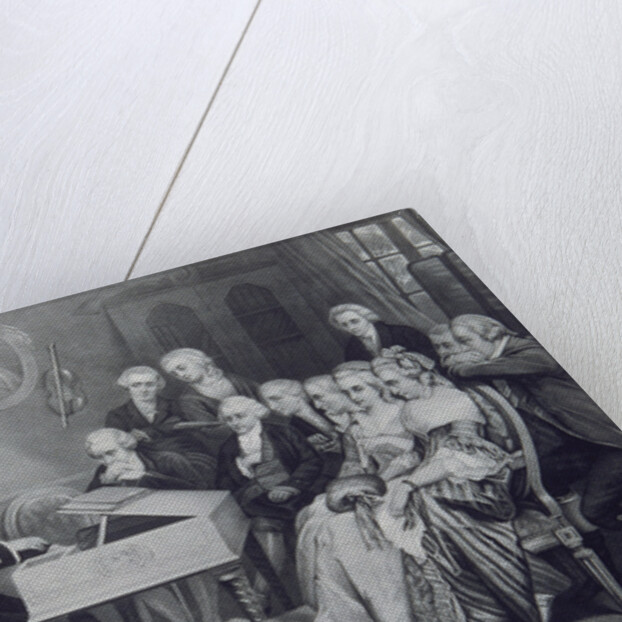 House Concert at the Mozart family in Vienna, 19th century by Anonymous