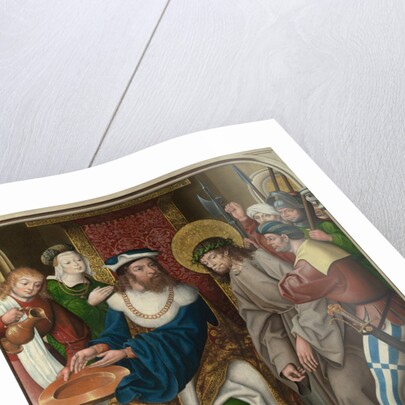 Christ before Pilate (The Liesborn Altarpiece), c. 1520 by Jan Baegert