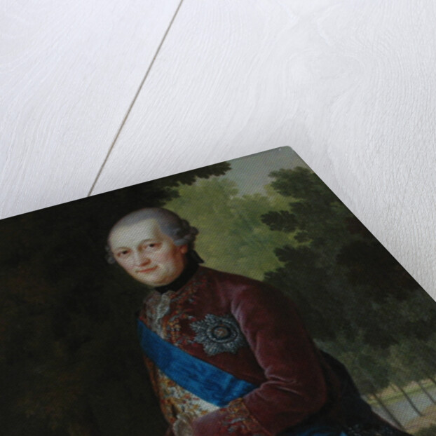 Portrait of Peter von Biron, Duke of Courland and Semigallia, 1781 by Friedrich Hartmann Barisien