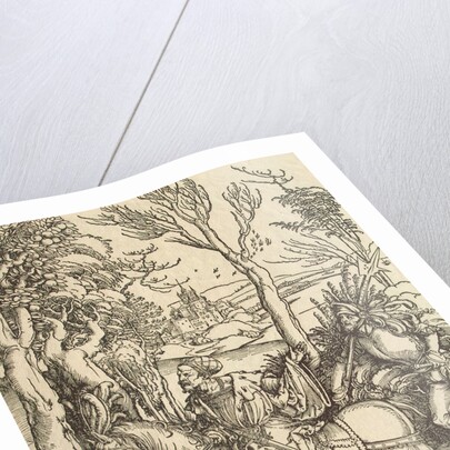 Knight and Lansquenet, c. 1497 by Albrecht Dürer
