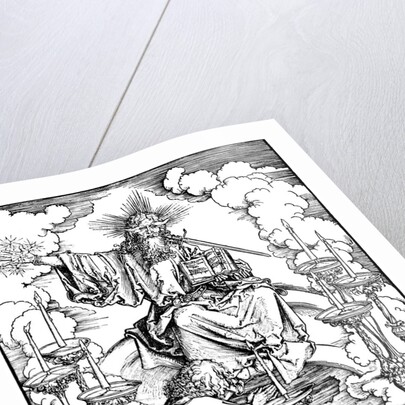 St Johns Vision of Christ and the Seven Candlesticks by Albrecht Dürer