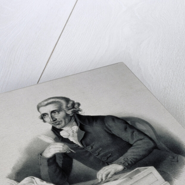 Portrait of the composer Joseph Haydn by German master