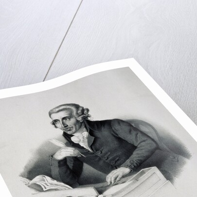 Portrait of the composer Joseph Haydn by German master