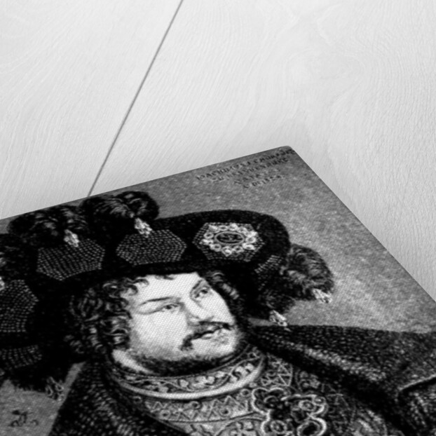 Portrait of Joachim I Nestor, Elector of Brandenburg (Copy after Lucas Cranach t. E), 15th century by German master