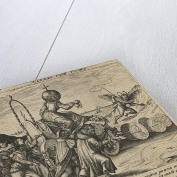 Money rule the world, 1589 by Mathias Greuter