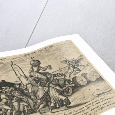 Money rule the world, 1589 by Mathias Greuter