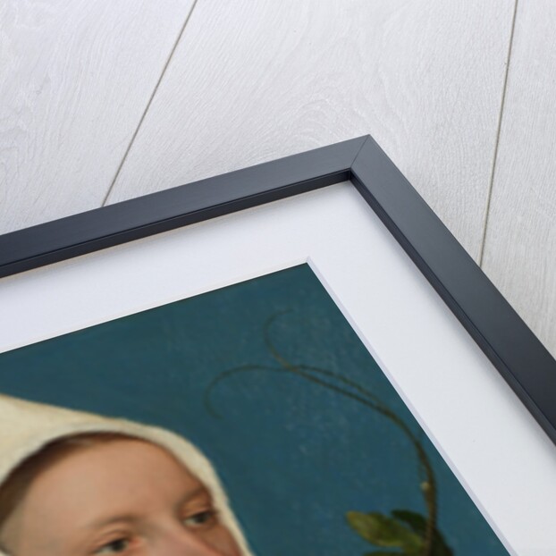 A Lady with a Squirrel and a Starling (Anne Lovell?), c. 1527 by Hans Holbein the Younger