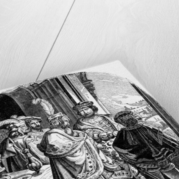 Frederick I Meal in Heidelberg Castle 1462 by Adrian Ludwig Richter