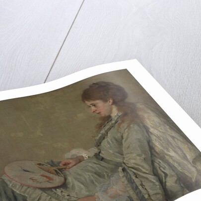 Portrait of the Artists Wife, 1872-1873 by Franz Otto Scholderer