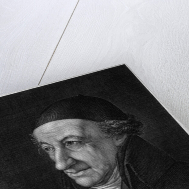Portrait of the Poet and writer Christoph Martin Wieland by Moritz Steinla
