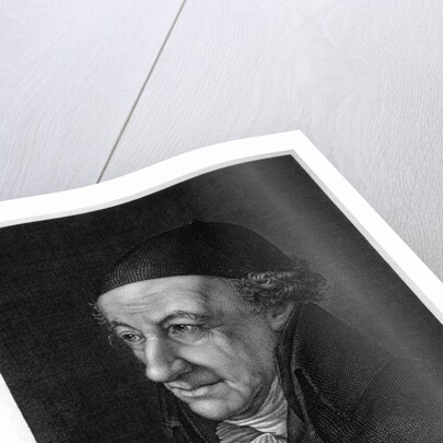 Portrait of the Poet and writer Christoph Martin Wieland by Moritz Steinla