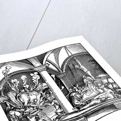 Torture. Illustration from the book Phisicke Against Fortune by Petrarch, 1532 by Hans Weiditz the Younger