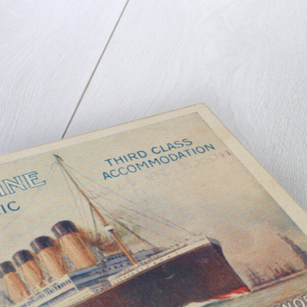 White Star Line. Titanic & Olympic, c. 1910 by Anonymous