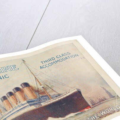 White Star Line. Titanic & Olympic, c. 1910 by Anonymous