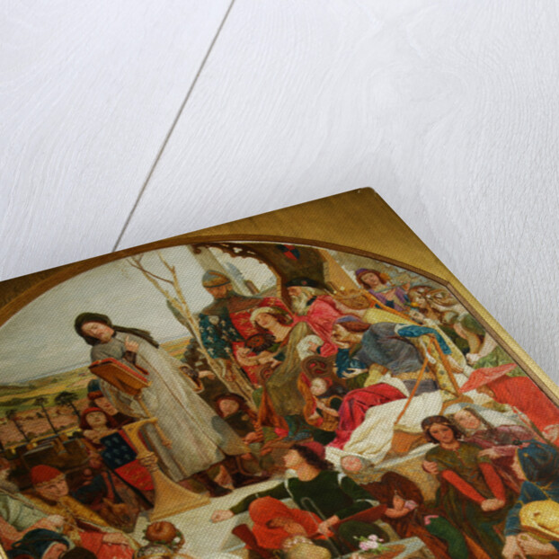 Chaucer at the Court of Edward III, 1847-1852 by Ford Madox Brown