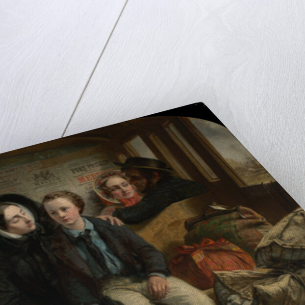 Second Class. The parting, 1854 by Abraham Solomon