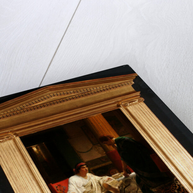 Vespasian hearing from one of his generals of the taking of Jerusalem by Titus, 1866 by Sir Lawrence Alma-Tadema