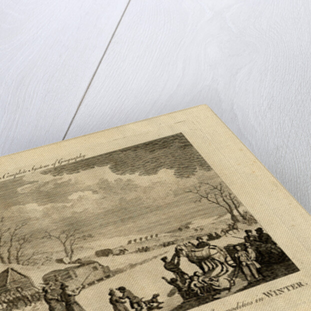 Russian Sleds in Winter, 1750 by Anonymous