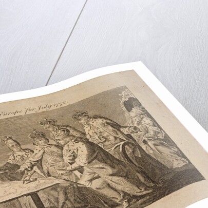 Picture of Europe for July 1772, 1772 by Anonymous