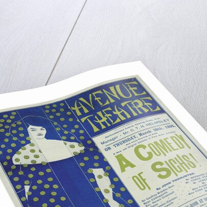 Avenue Theater, A Comedy of Sighs! (Poster), 1894 by Aubrey Beardsley