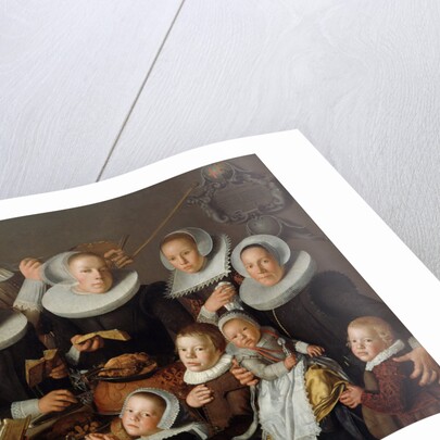 Portrait of the painter Andries van Bochoven and his family, 1629 by Andries van Bochoven