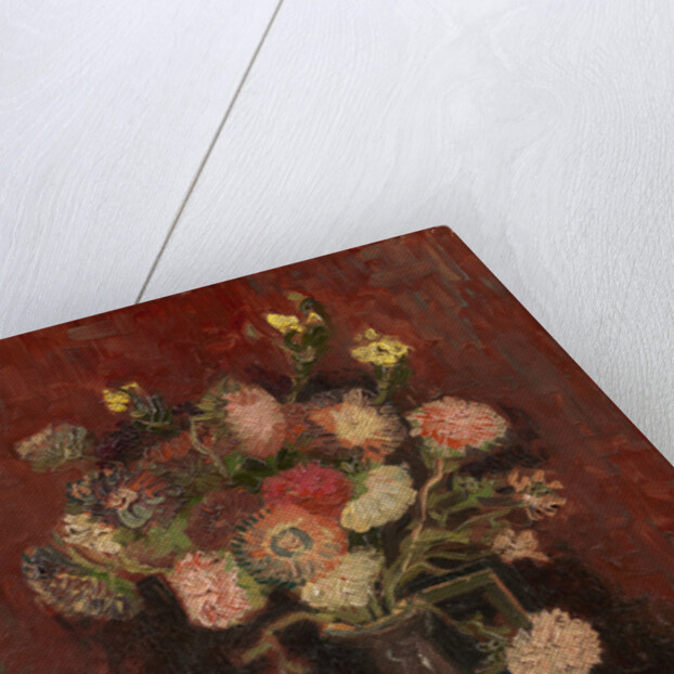 Vase with Chinese asters and gladioli, 1886 by Vincent van Gogh