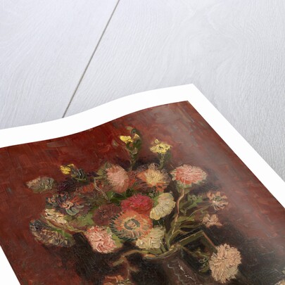 Vase with Chinese asters and gladioli, 1886 by Vincent van Gogh