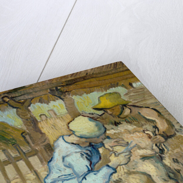 The sheep-shearer (after Millet), 1889 by Vincent van Gogh