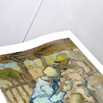 The sheep-shearer (after Millet), 1889 by Vincent van Gogh