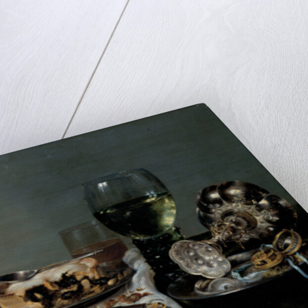 Breakfast Table with Blackberry Pie, 1631 by Willem Claesz Heda