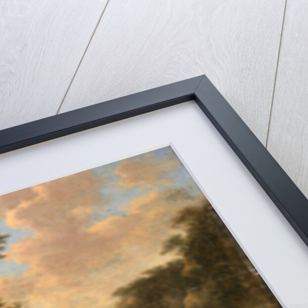 Italian River Landscape with Stone Bridge, 1650 by Willem de Heusch