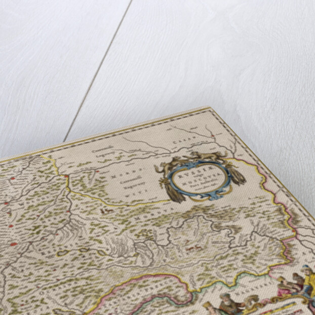 Southern Russia Map by Isaac Abrahamsz. Massa