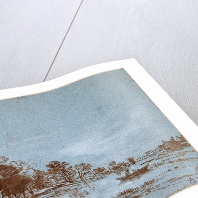 River Landscape by Moonlight, c. 1650-1660 by Aert van der Neer