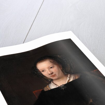 Young Woman with a Carnation, 1656 by Rembrandt van Rhijn