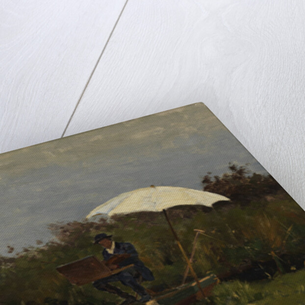 The Painter Gabriël Working in a Boat, 1882 by Willem Bastiaan Tholen