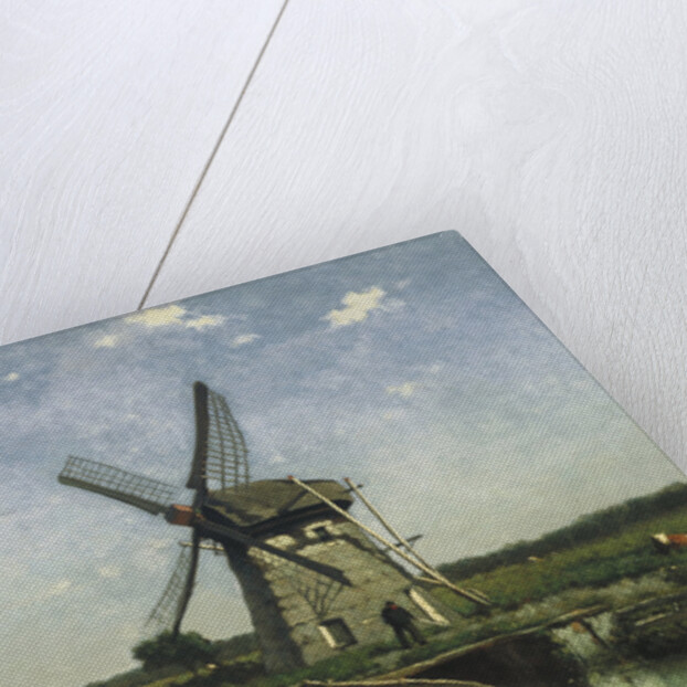 Landscape with Windmill near Schiedam, 1873 by Hendrik Johannes Weissenbruch