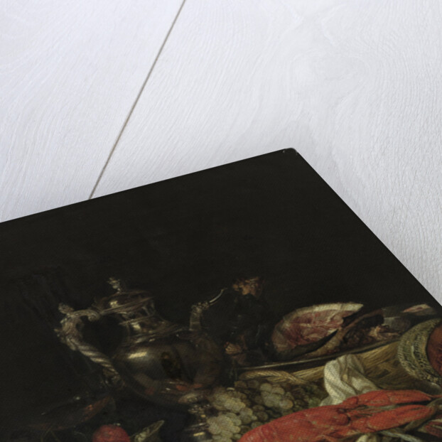 Still life with a silver pitcher, 1660s by Abraham Hendricksz van Beijeren