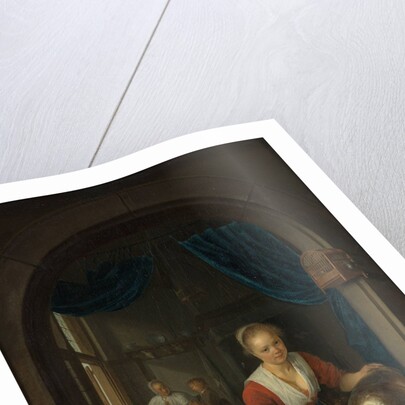 Maid at the window, c. 1660 by Gerard Dou
