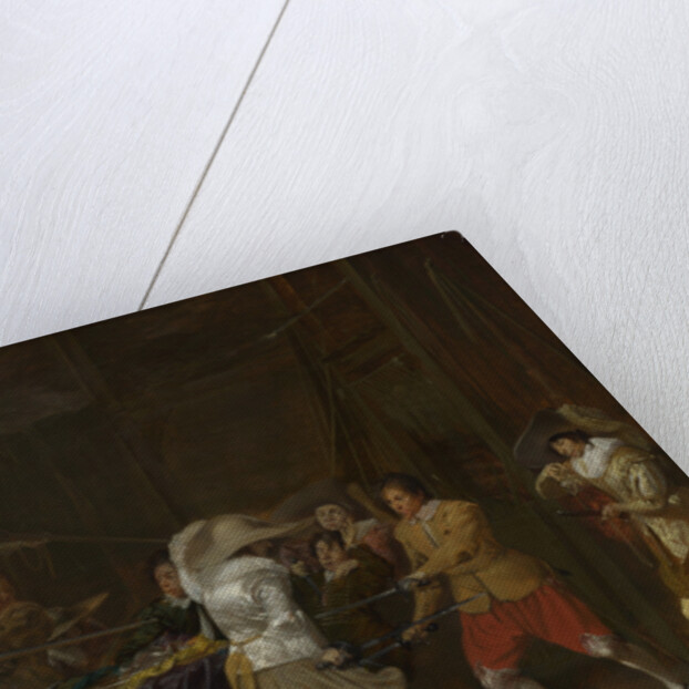 Soldiers fighting over Booty in a Barn, c.1623 by Willem Cornelisz Duyster