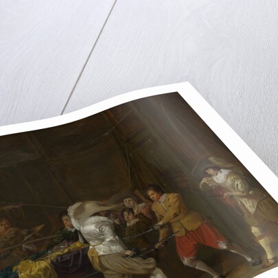 Soldiers fighting over Booty in a Barn, c.1623 by Willem Cornelisz Duyster