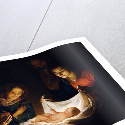 The Adoration of the Christ Child, c. 1620 by Gerrit van Honthorst