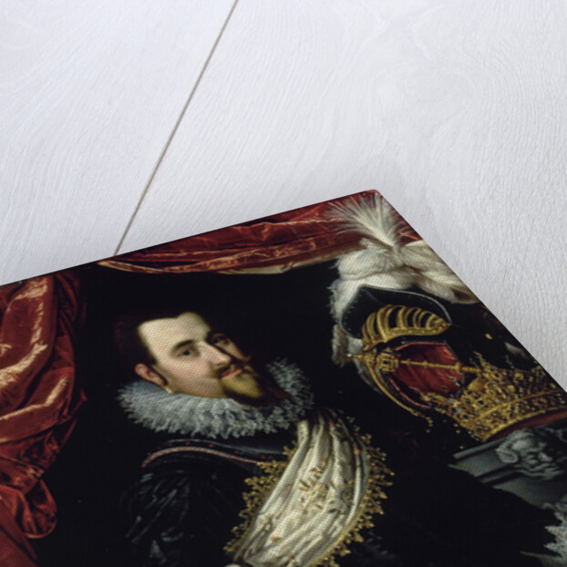 Portrait of King Christian IV of Denmark, c. 1615 by Pieter Isaacsz