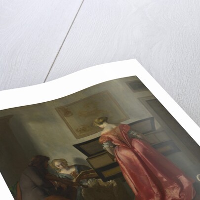 Two Women and a Man making Music, ca 1675 by Jacob Lucasz. Ochtervelt