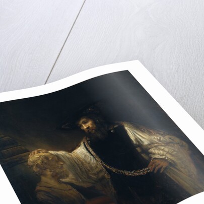 Aristotle Before the Bust of Homer, 1653 by Rembrandt van Rhijn