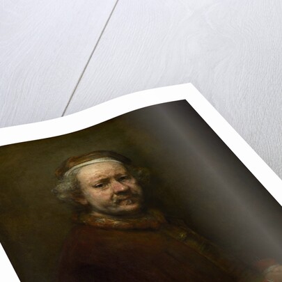 Self Portrait at the Age of 63 by Rembrandt (Rembrandt van Rijn)