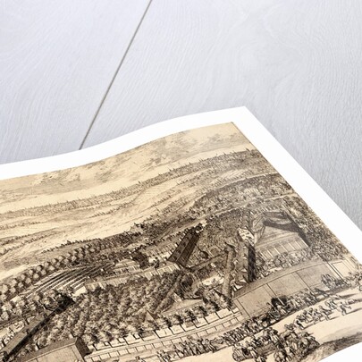 German Quarter (Nemetskaya sloboda) in Moscow (left part), 1705 by Adriaan Schoonebeek