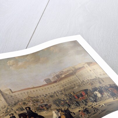 Palace Square (Terreiro do Paço) of Lisbon, 1650 by Dirk Stoop
